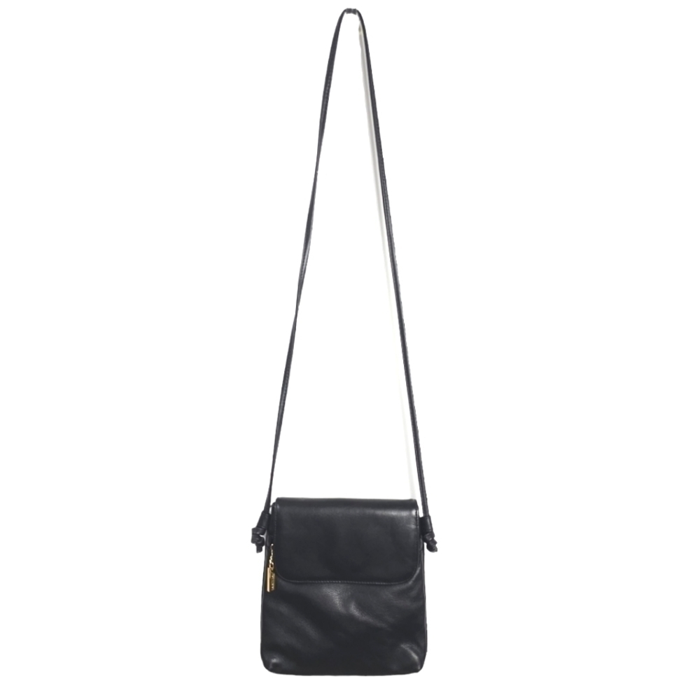 Giani Bernini Black Leather Crosdbody